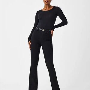 SPANX Black Flare & Wide Leg Jeans